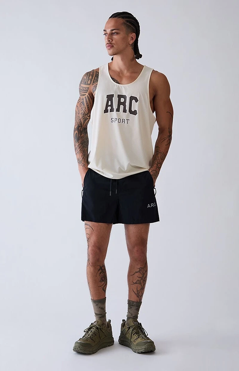 A.R.C. Grey Active Singlet Tank Top