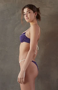 Pacsun Polka Dot Shiloh Underwire Bralette Bikini Top