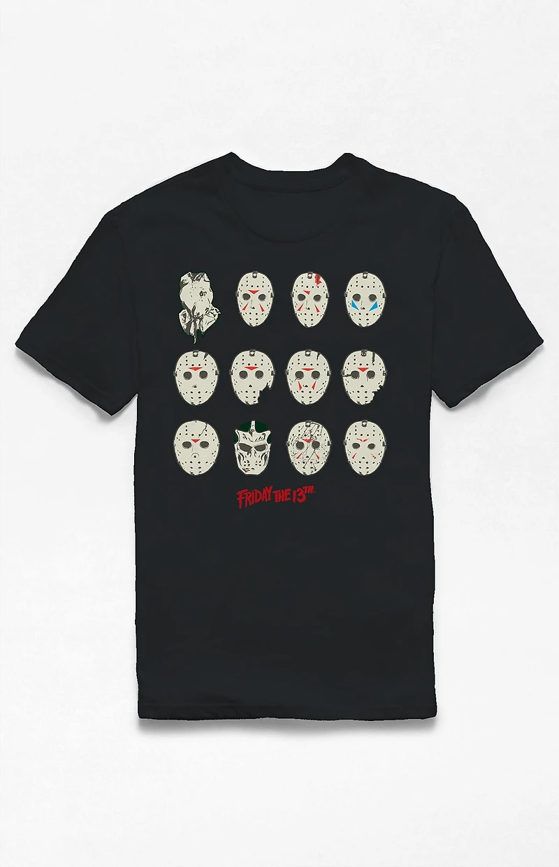 Friday The 13th Jason Face Masks T-Shirt
