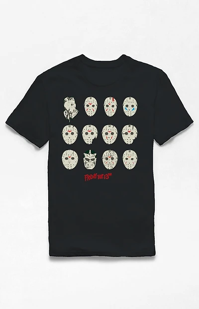 Friday The 13th Jason Face Masks T-Shirt