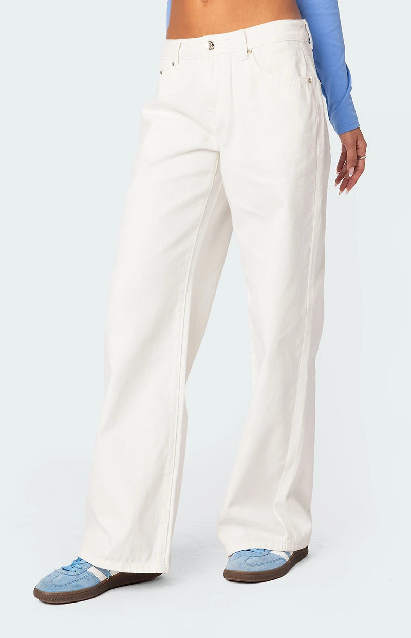 Edikted Roman Low Rise Slouchy Jeans