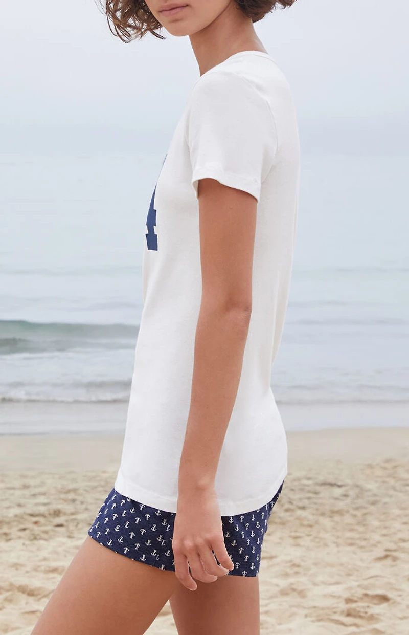 John Galt White Hailie 44 T-Shirt