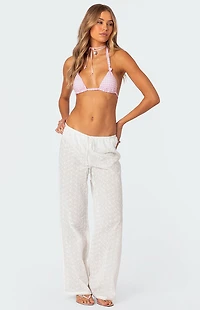 Edikted Miracle Cotton Lace Pants