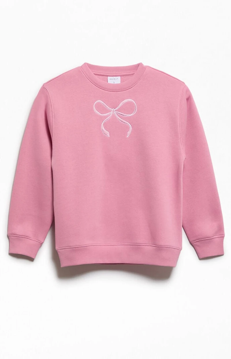 Pacsun Kids Bow Crew Neck Sweatshirt
