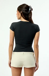 Pacsun Stretch Twill Micro Shorts