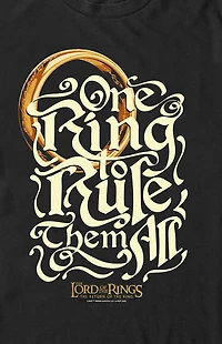 The Lord Of Rings One Ring Rules T-Shirt
