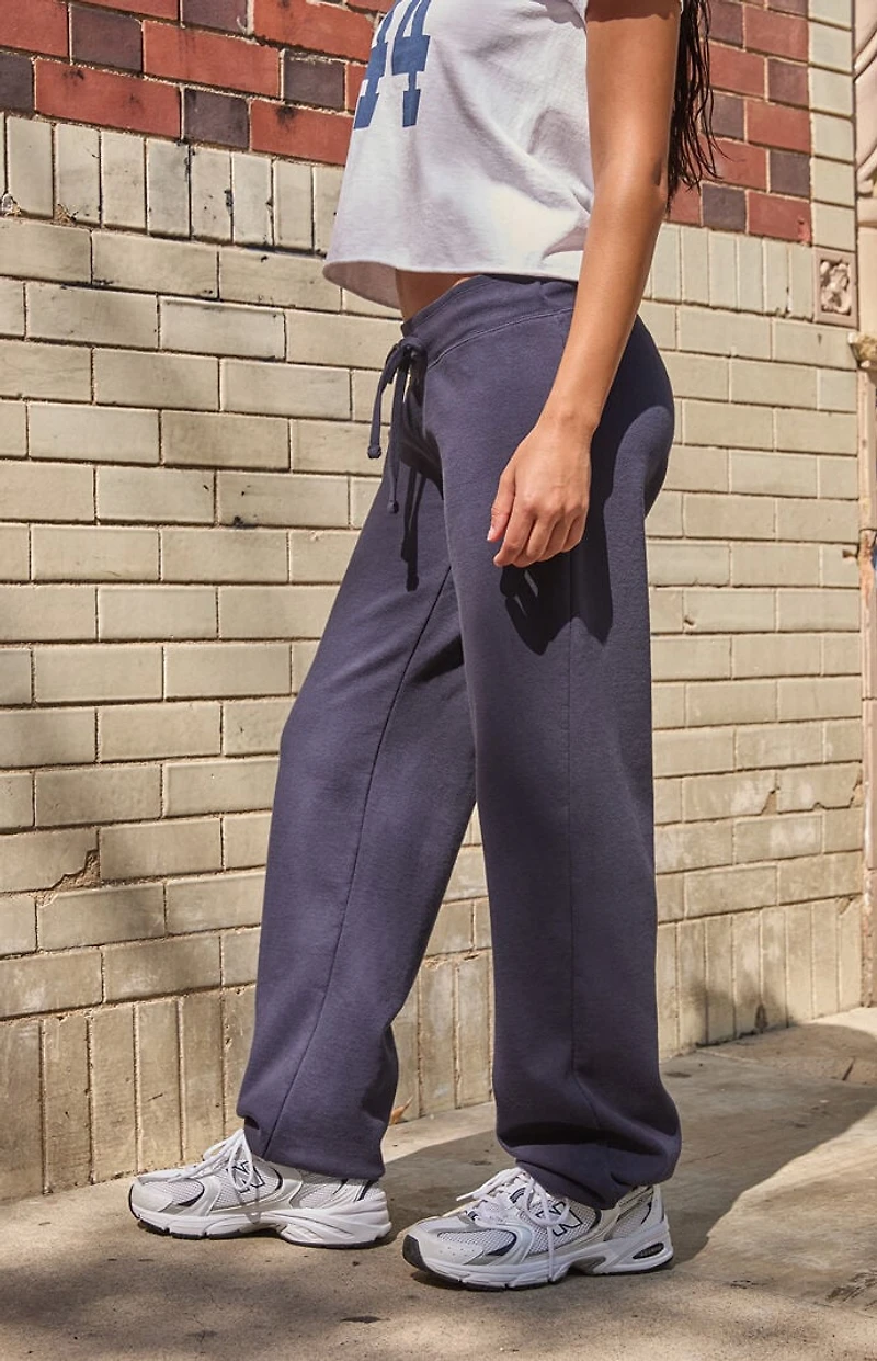 John Galt Blue Hilary Yoga Sweatpants