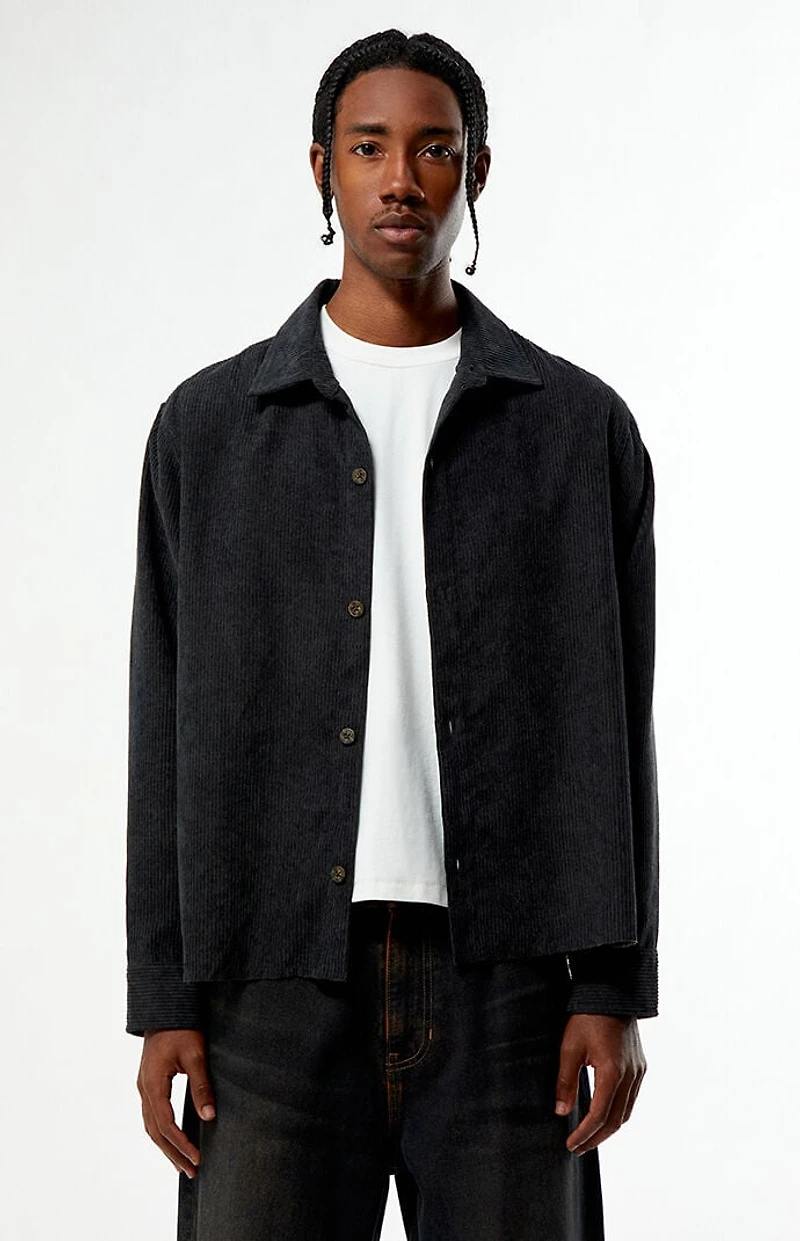 Pacsun Enzo Corduroy Long Sleeve Shirt