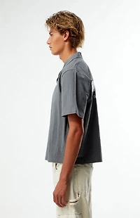 Pacsun Harbor Cafe Oversized Resort Camp Shirt