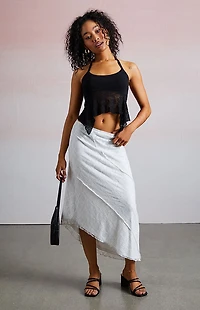 Third Charm Estelle Knit Halter Top