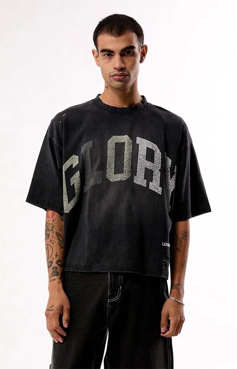 Pacsun Glory Ripped Cropped T-Shirt