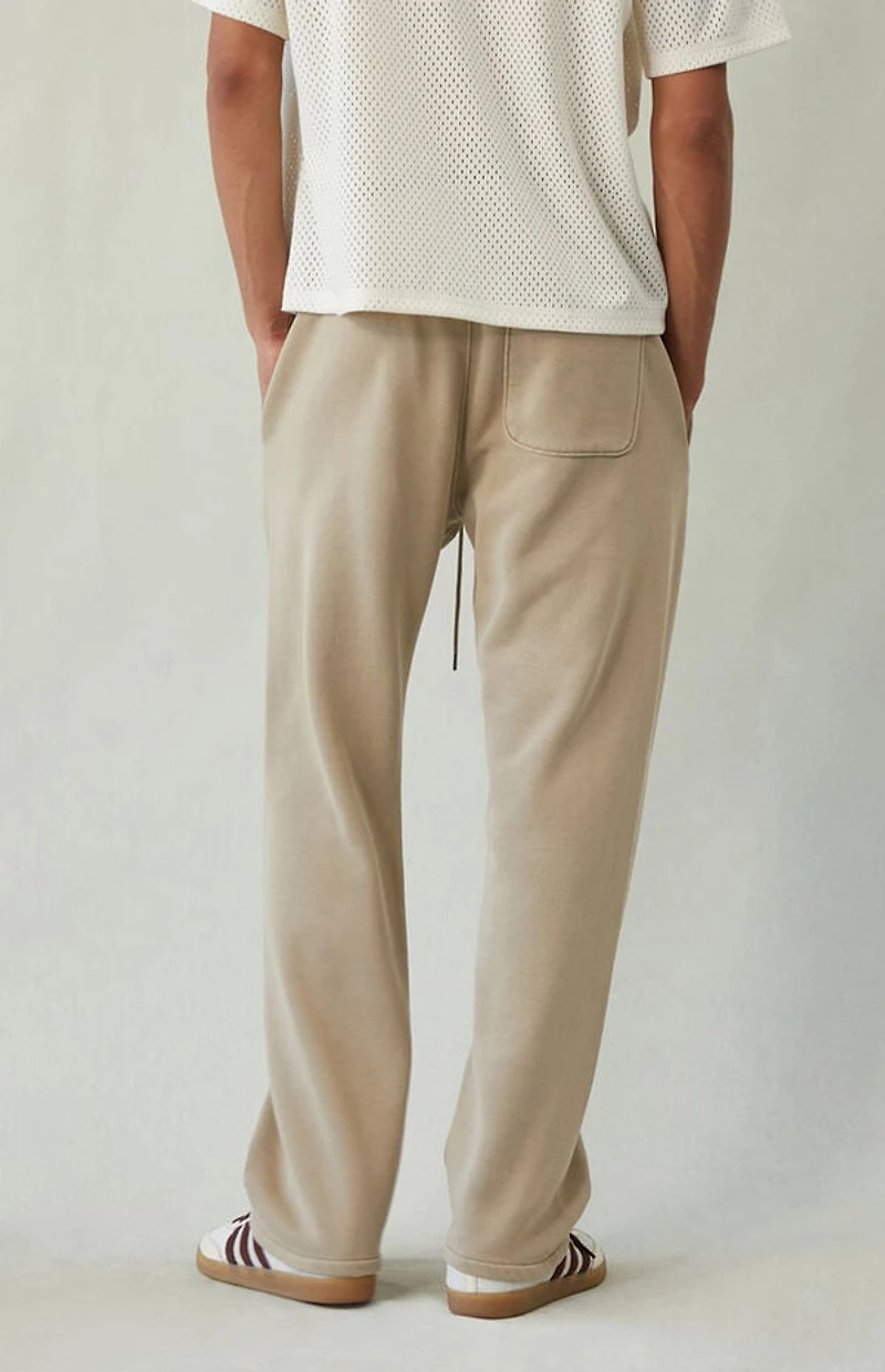 Pacsun Tan Straight Leg Sweatpants