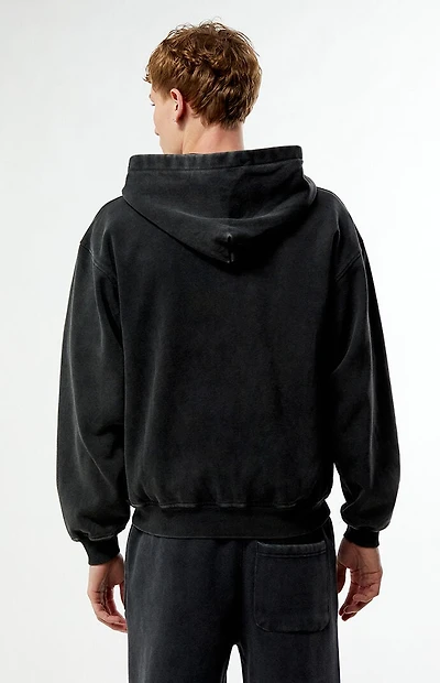 Pacsun Riot Now Raw Applique Full Zip Hoodie