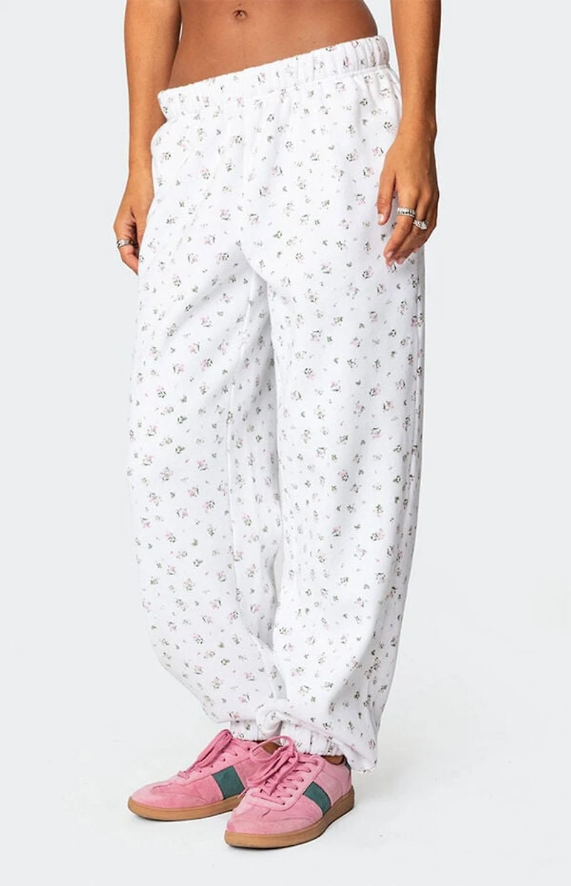 Edikted Bouquet Oversized Sweatpants