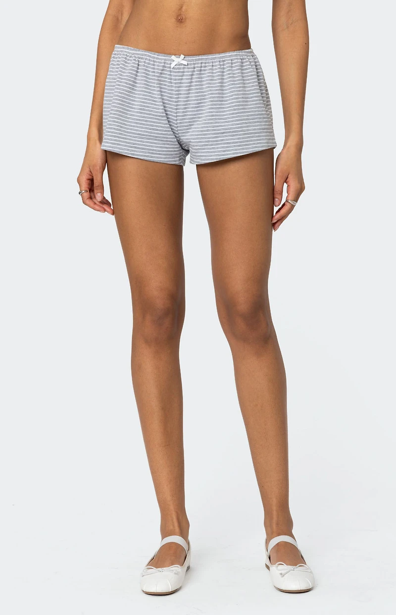 Edikted Astor Striped Shorts