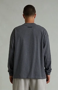 Fear of God ESSENTIALS Charcoal Heather Classic Long Sleeve T-Shirt