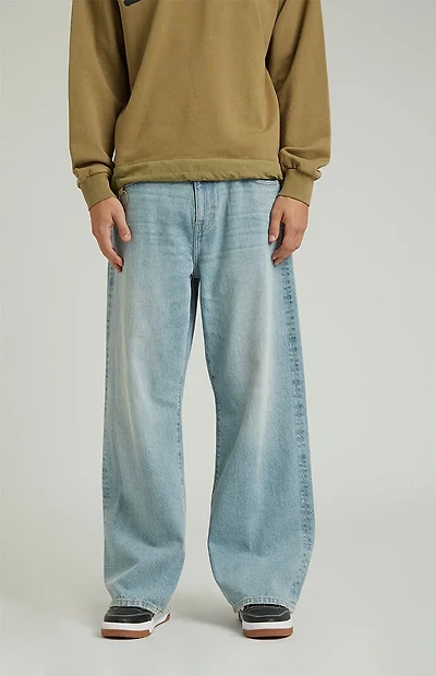 Pacsun Light Wash Extreme Baggy Jeans