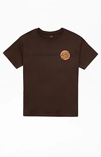 Santa Cruz Kids Brown Classic Dot T-Shirt