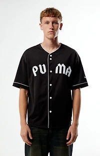 Puma Black Baseball Jersey