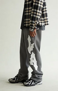 Pacsun LA Applique Fleece Baggy Sweatpants
