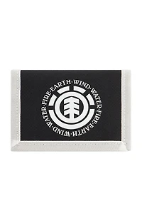 Element Black Tri-Fold Logo Wallet