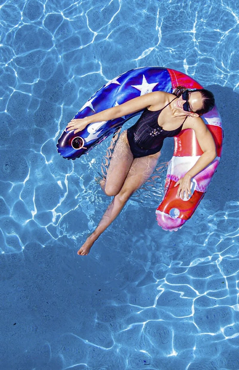 PoolCandy Stars & Stripes Jumbo Sun Chair