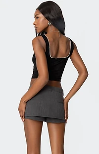 Edikted Rosetta Peekaboo Lace Top