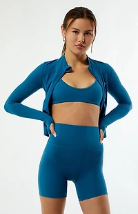 ASTORIA ACTIVEWEAR Active High Waisted Biker Shorts