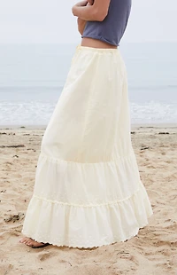 John Galt Yellow Nadia Maxi Skirt