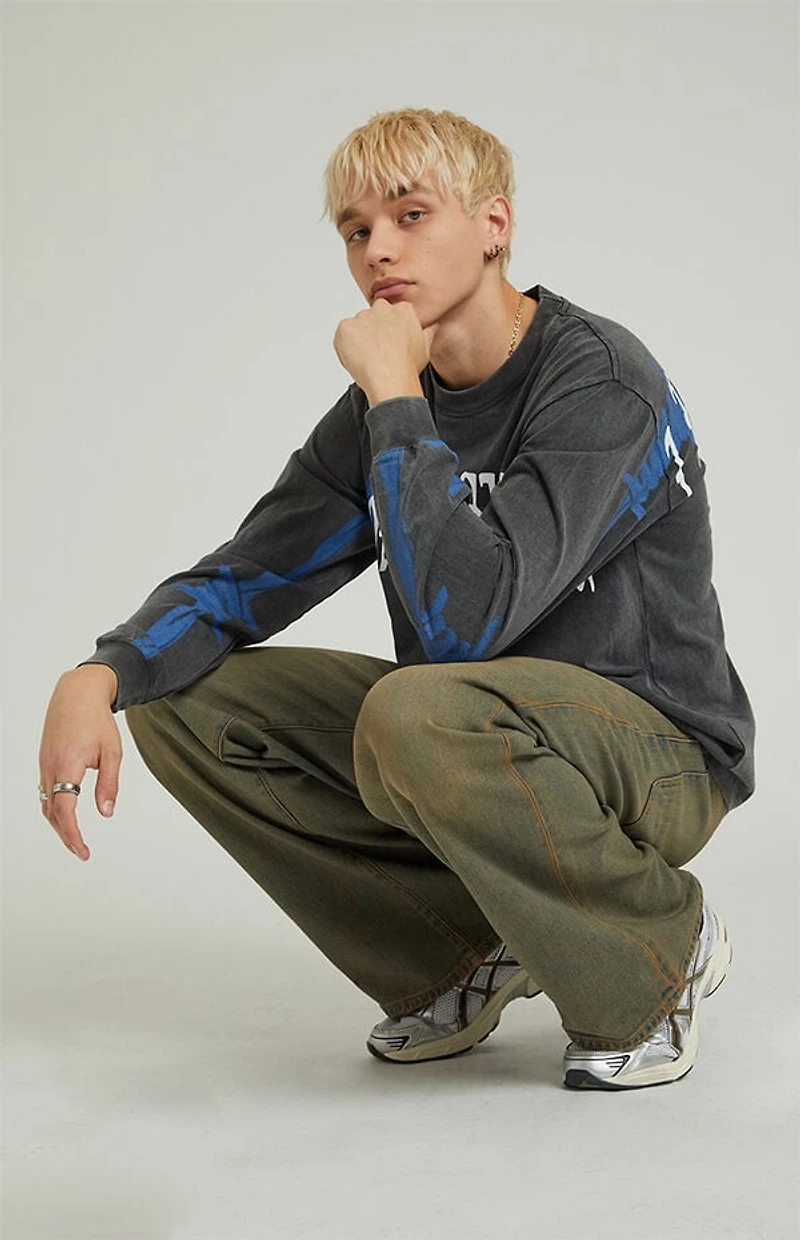 Pacsun Blake Tinted Extreme Baggy Jeans Medium Indigo