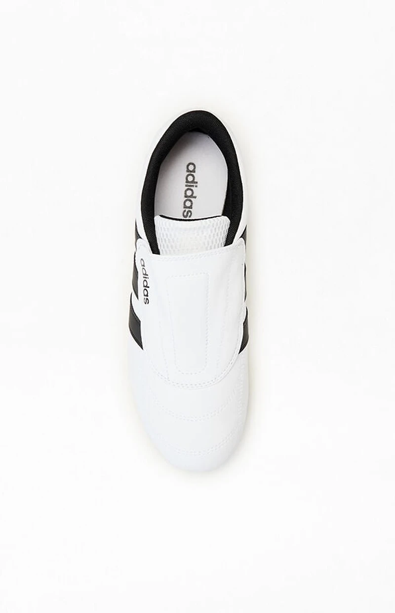 adidas Women's White & Black Tekwen Slip-On Sneakers