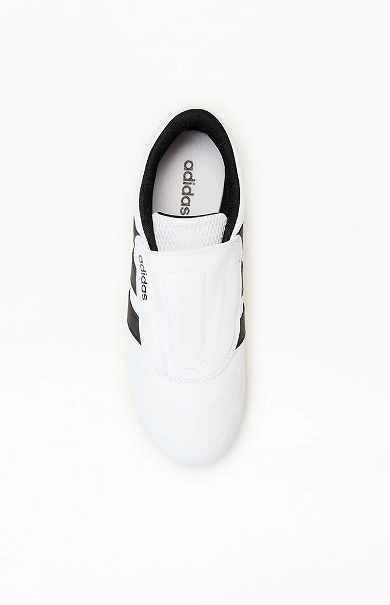 adidas Women's White & Black Tekwen Slip-On Sneakers