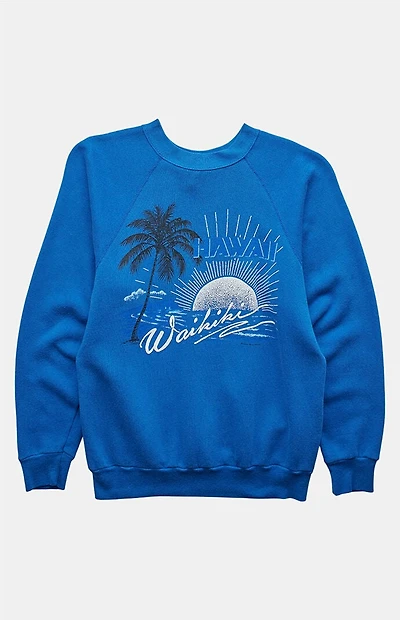 PS VINTAGE '80s Waikiki Hawaii Crew Neck Sweatshirt