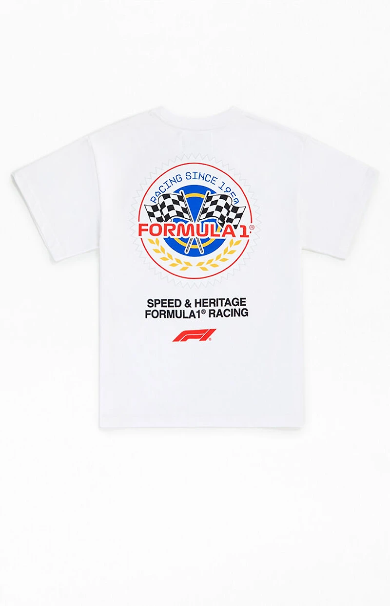 Formula 1 x Pacsun White Emblem T-Shirt