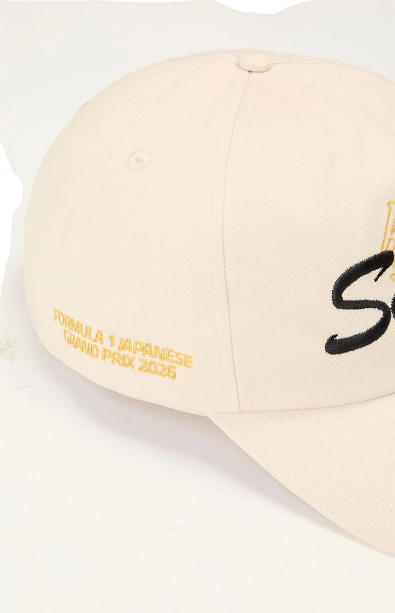 Formula 1 x Pacsun Suzuka Cream Racing Snapback Hat