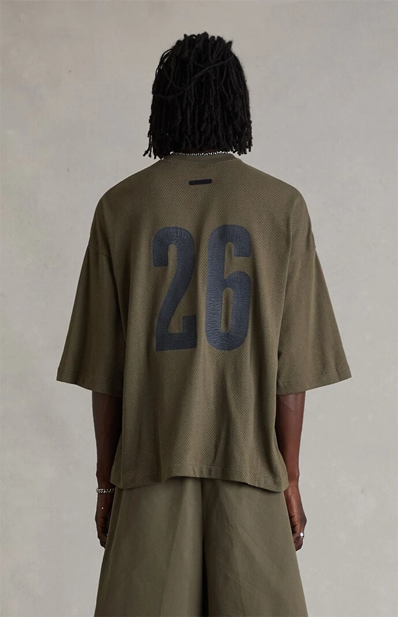 Fear of God ESSENTIALS Moss Mesh Merch T-Shirt