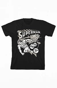 Kids Superman Comic Art T-Shirt