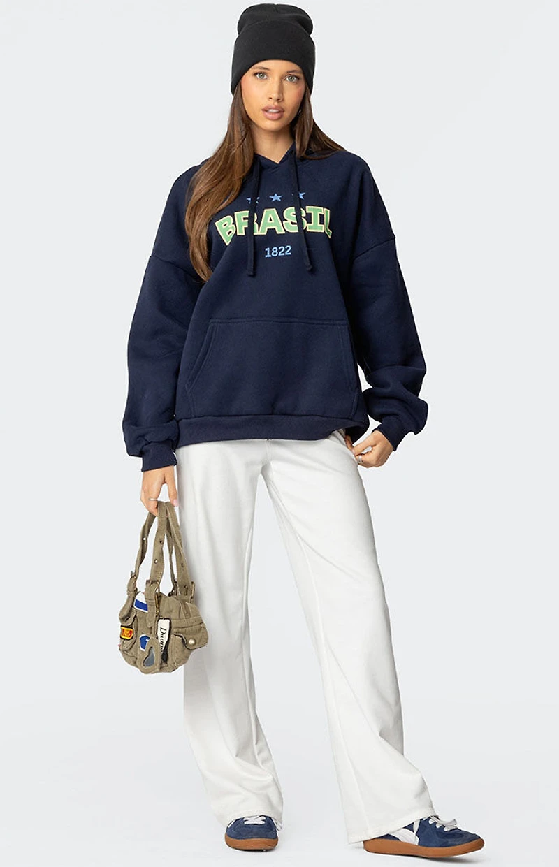 Edikted Brasil Oversized Hoodie