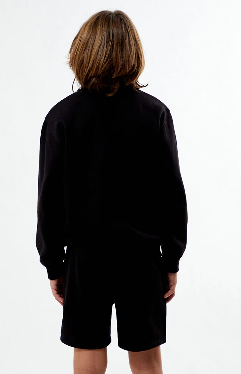 Pacsun Kids 80 Black Sweat Shorts