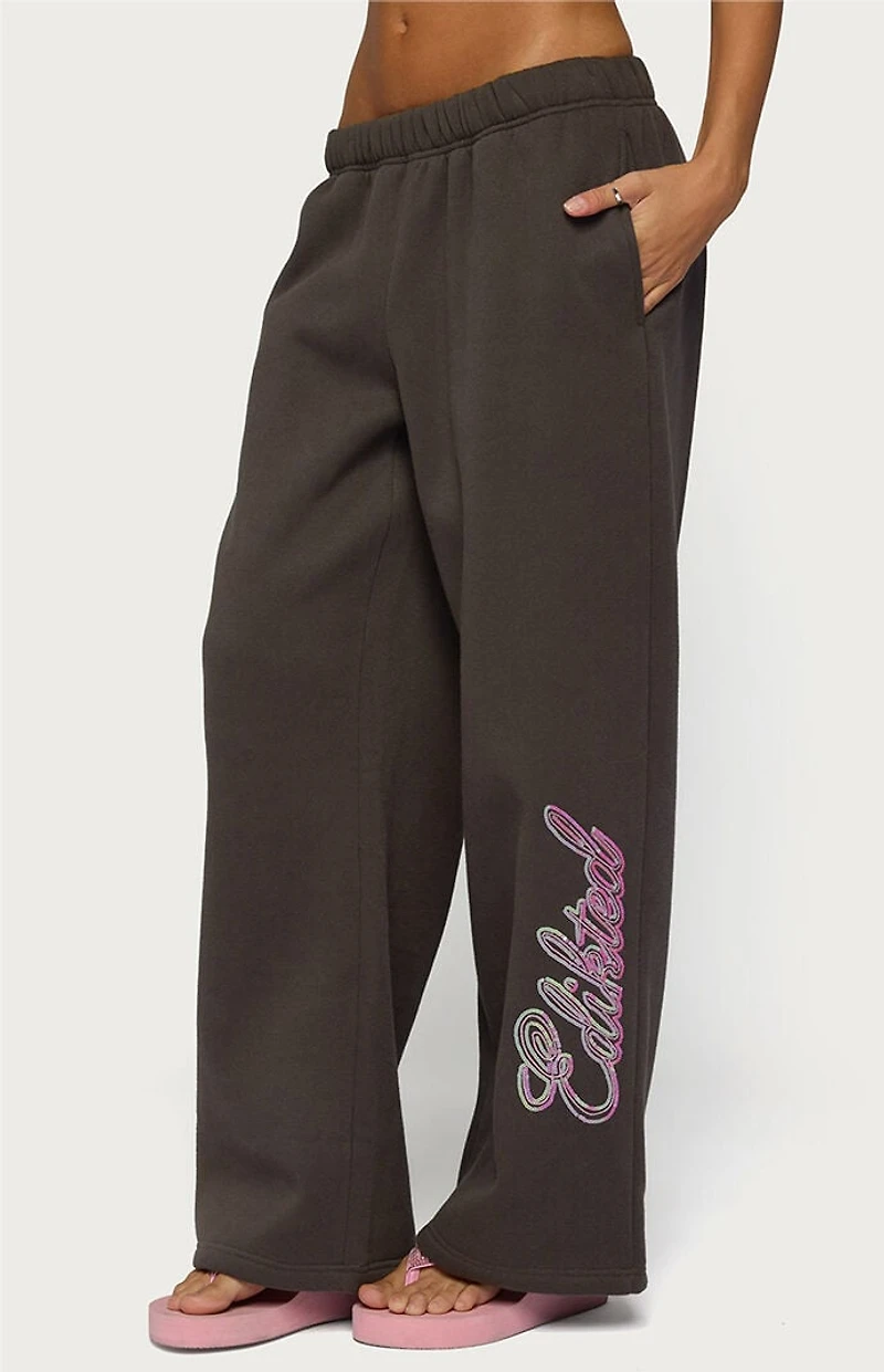 Edikted Always Sequin Sweatpants