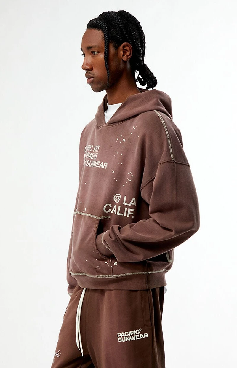 Pacsun Brown Terrain Heavyweight Hoodie