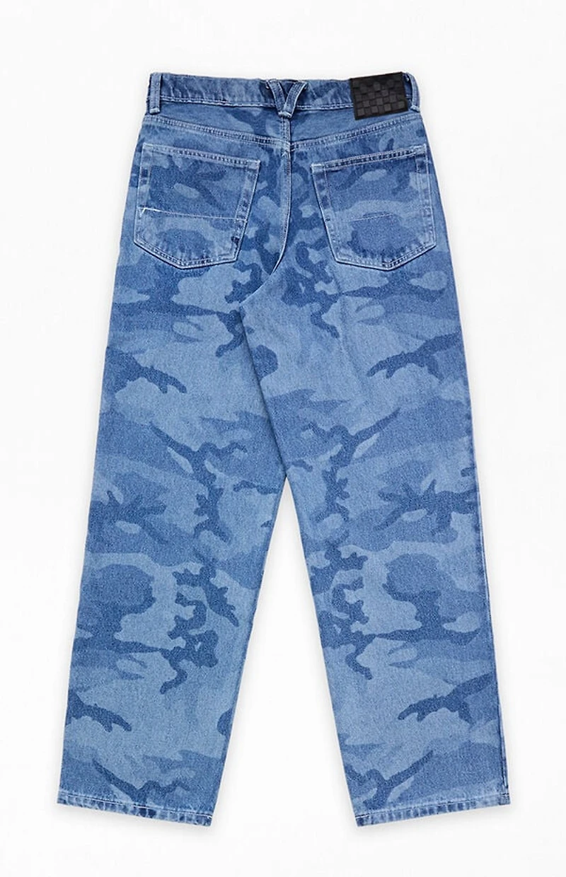 Vans Kids Check-5 Camo Loose Jeans