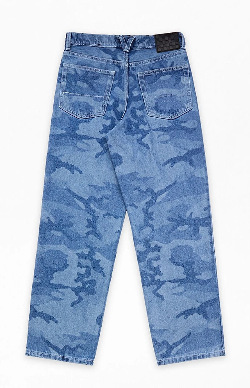 Vans Kids Check-5 Camo Loose Jeans