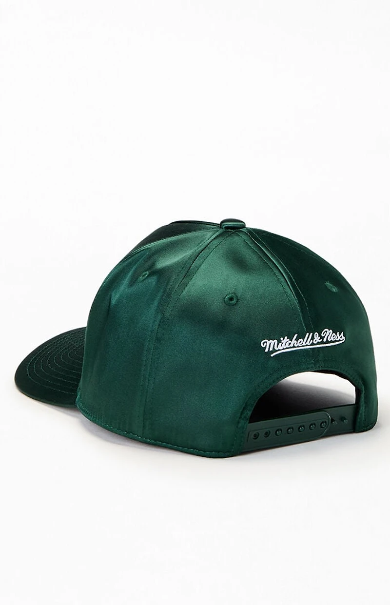 Mitchell & Ness A's City Lights Satin Snapback Hat