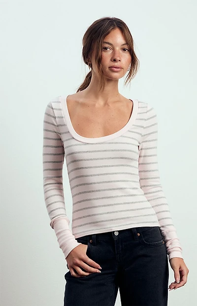Beverly and Beck Lily Long Sleeve Top