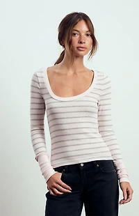 Beverly and Beck Lily Long Sleeve Top
