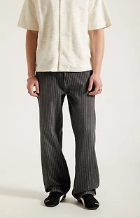 Pacsun Dylan Baggy Jeans Stripe Washed Black