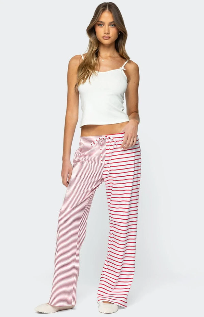 Edikted Laken Mixed Striped Pants