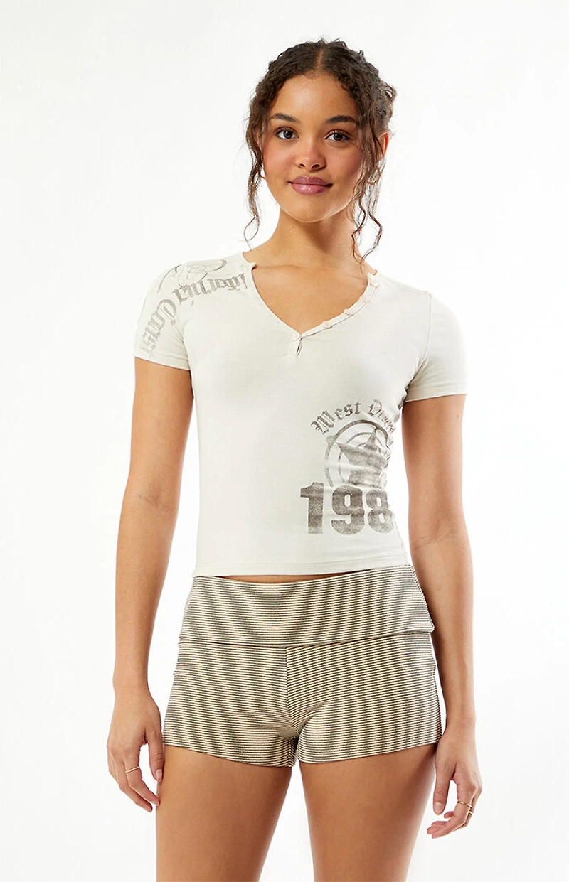 Your Favorite West Desert Star Henley T-Shirt