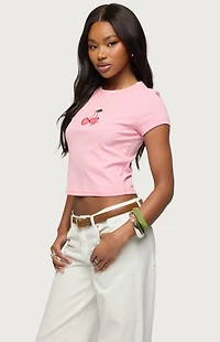 Edikted Cherry Crush T-Shirt